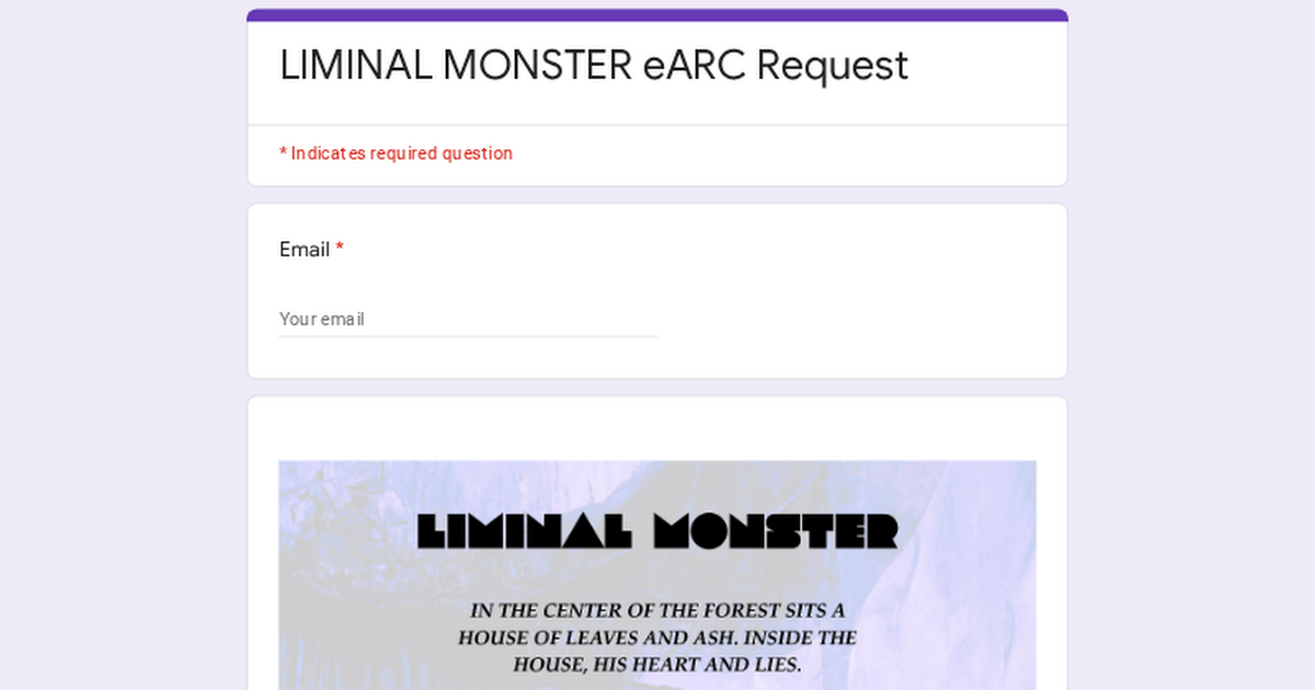 LIMINAL MONSTER eARC Request thumbnail