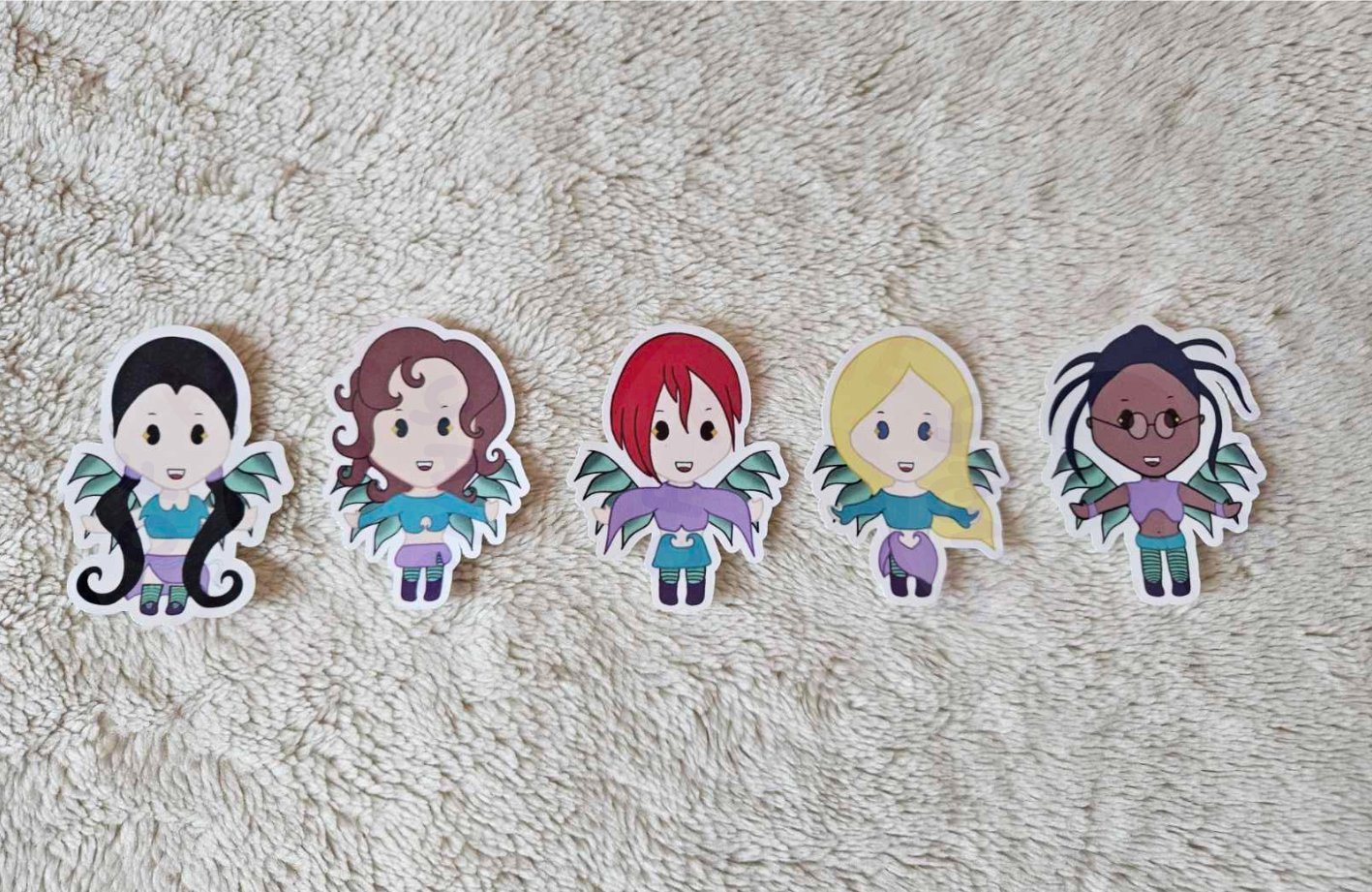 W.I.T.C.H Gurlies Stickers thumbnail