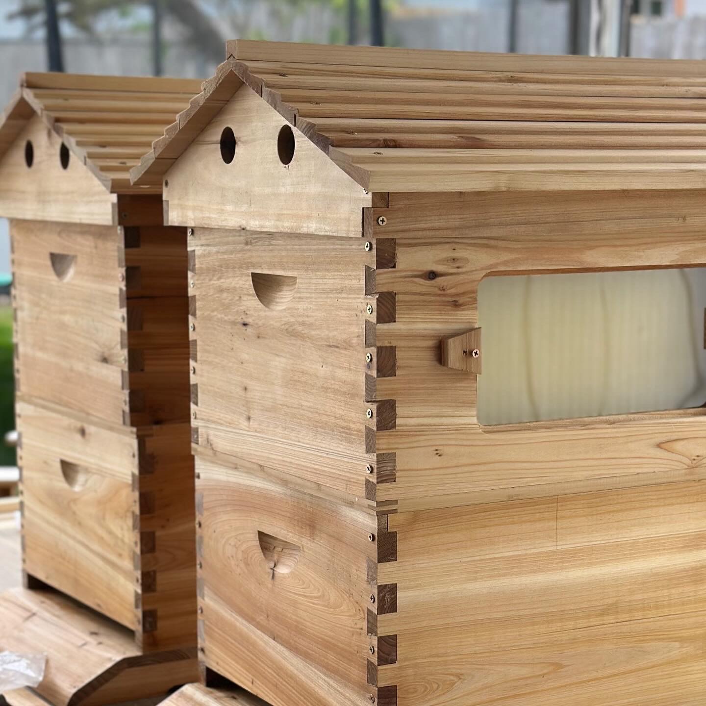 ‘Next Best Thing’ Cedar Hive Kits: takes problem solving, has missing pieces but workable.  thumbnail