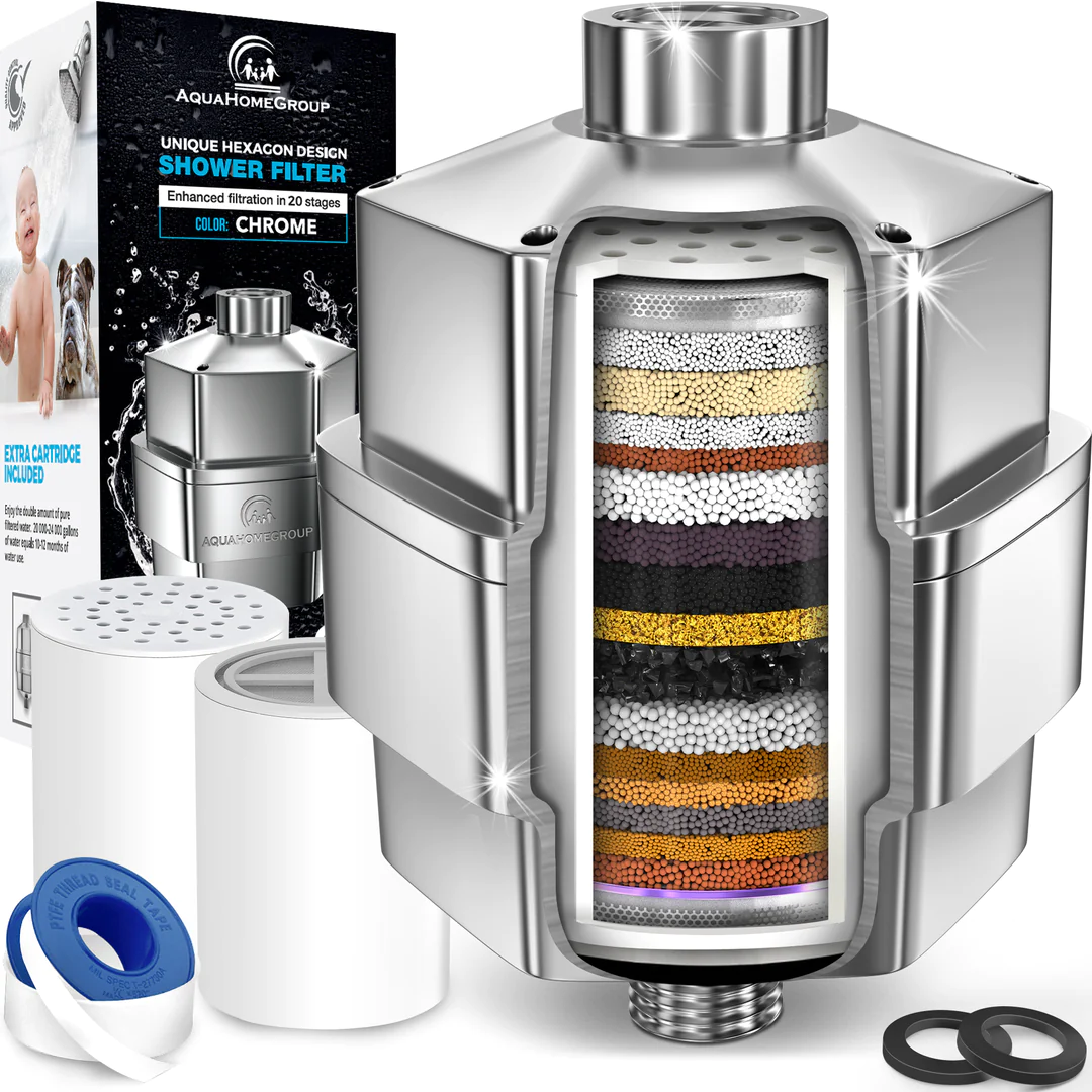 Aqua Home Group 20 Stage Shower Filter 10% off MAYWELLNESS thumbnail