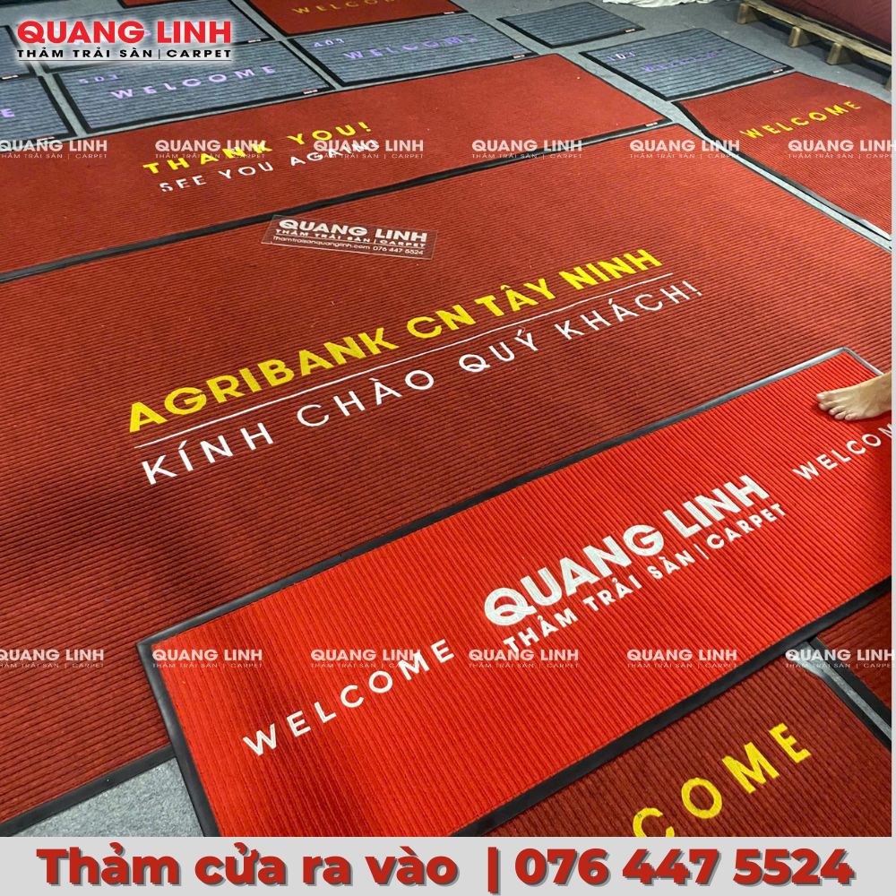 Thảm Cửa Ra Vào Cao Cấp Cho Nhà Ở, Văn Phòng, Khách Sạn – Thiết Kế Theo Yêu Cầu thumbnail