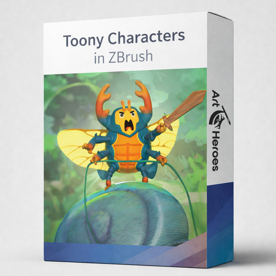Toony Characters in Zbrush thumbnail