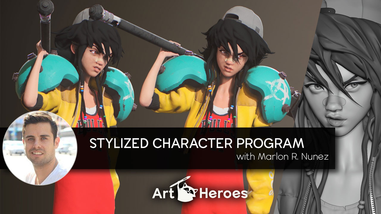 Stylized Character Design in Zbrush thumbnail