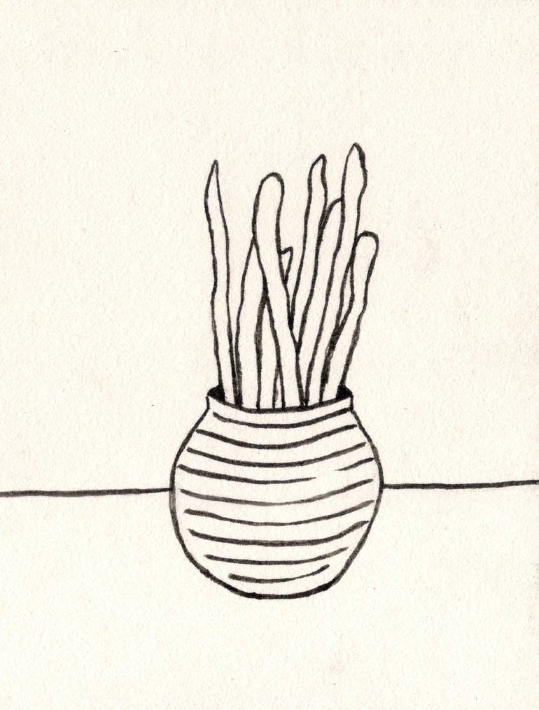 Breadsticks Drawing by Isha Mital | Saatchi Art thumbnail