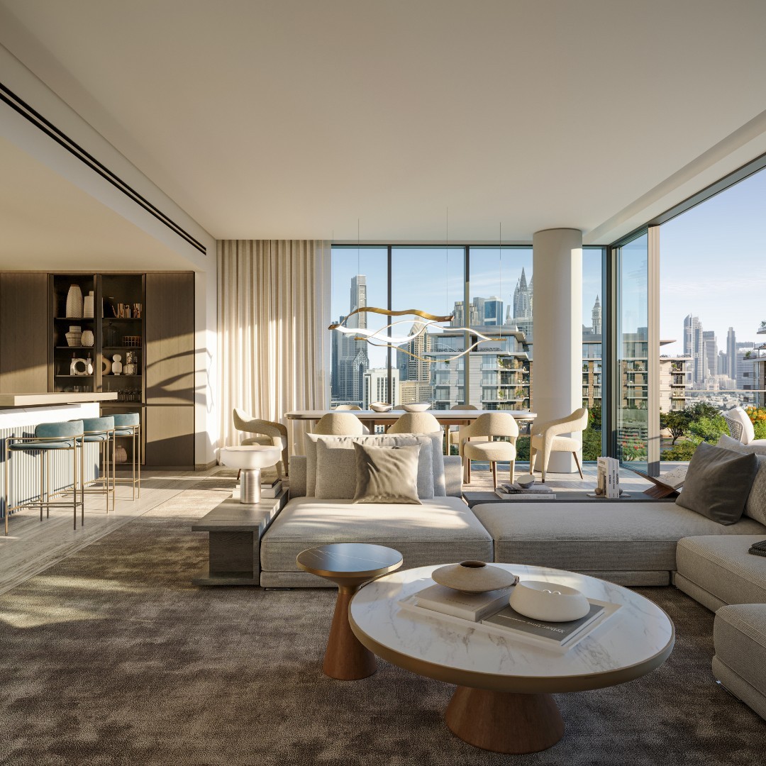 Floor to ceiling windows on every floor, each apartment from City Walk offers bright and open interiors complemented by 
