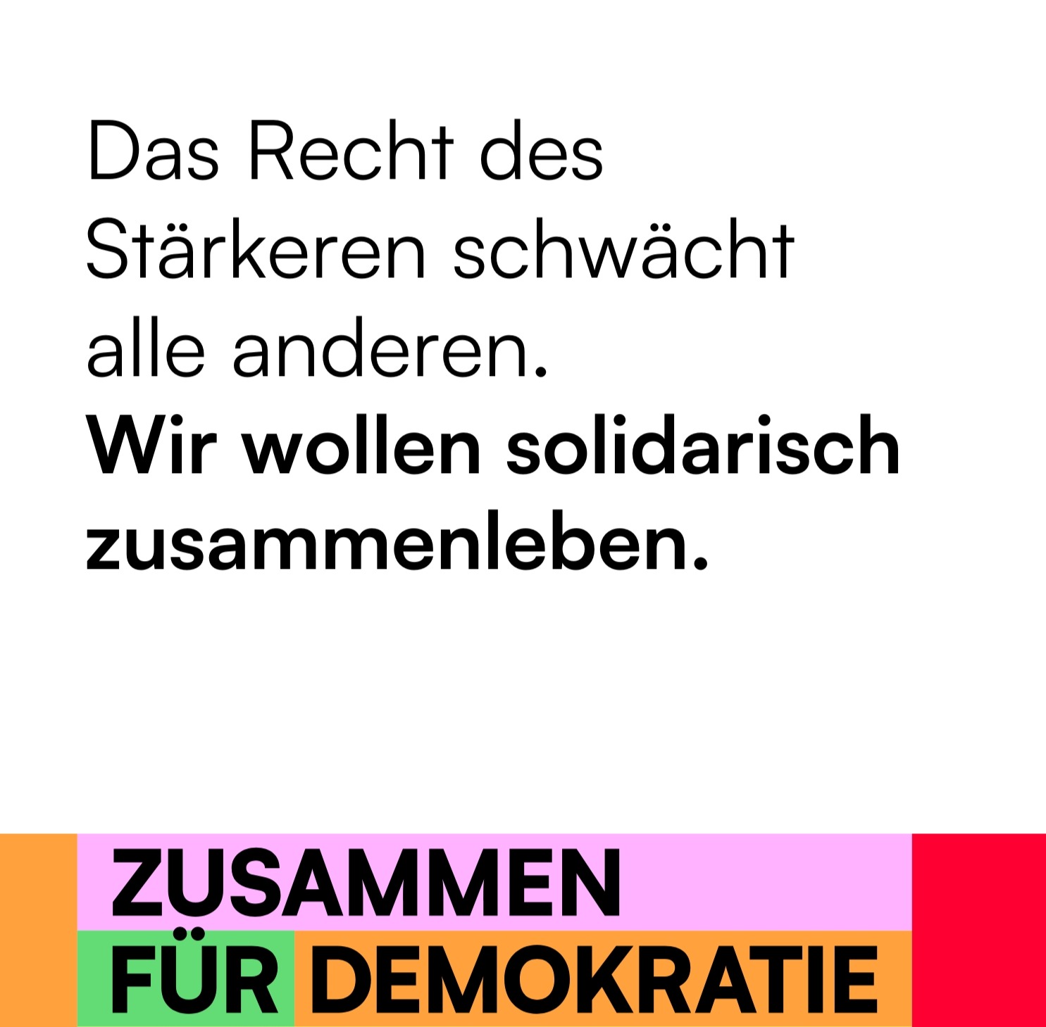 Zusammen für Demokratie – Im Bund. Vor Ort. Für Alle. thumbnail