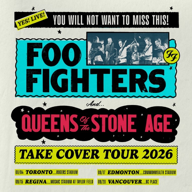 FOO FIGHTERS • 2 PASSES • TORONTO • EDMONTON • VANCOUVER • REGINA thumbnail