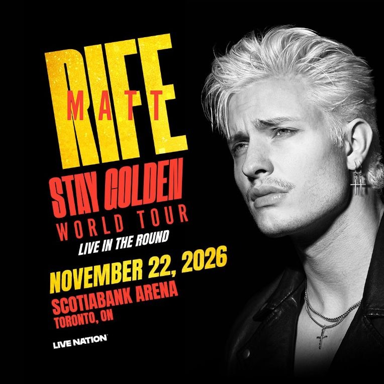 MATT RIFE • 2 PASSES • NOV 22ND • SCOTIABANK ARENA thumbnail