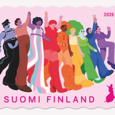 Finland Honors Pride with a Bold and Beautiful Stamp by Eero Lampinen thumbnail
