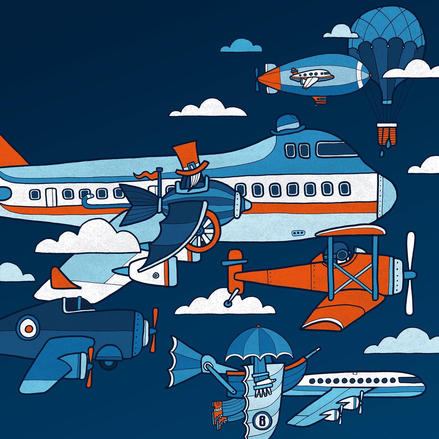 Fly Away…
A history of flight for Inside IP mag.
.
.
.
.
.
.
.
.

#buckuback #itsnicethat #designspiration #illustration
