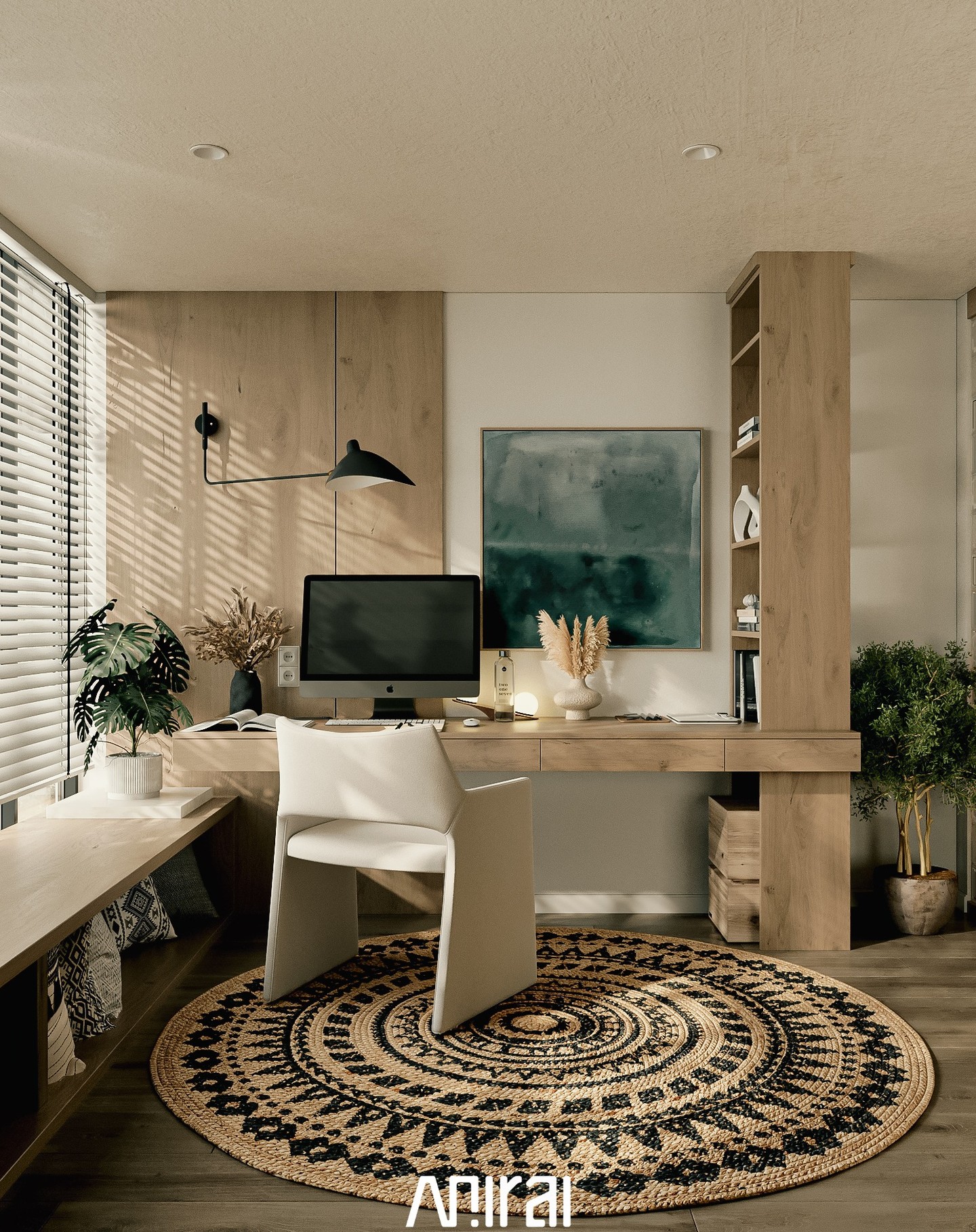 WORKSPACE CORNER

If I have a workspace that suits my style, it's a great source of energy every time I start working.

