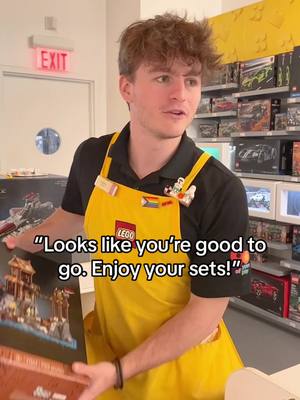 My new job is awesome @LEGO 🧱🤨 #legotiktok #lego #retail #retailproblems #fypシ 
