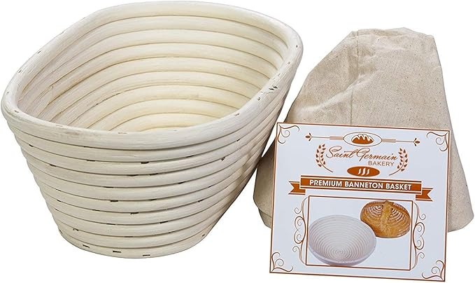 10" Oval Banneton With Liner thumbnail