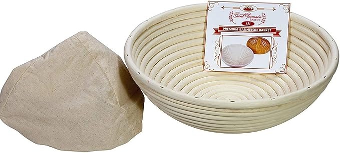 10" Round Banneton With Liner thumbnail