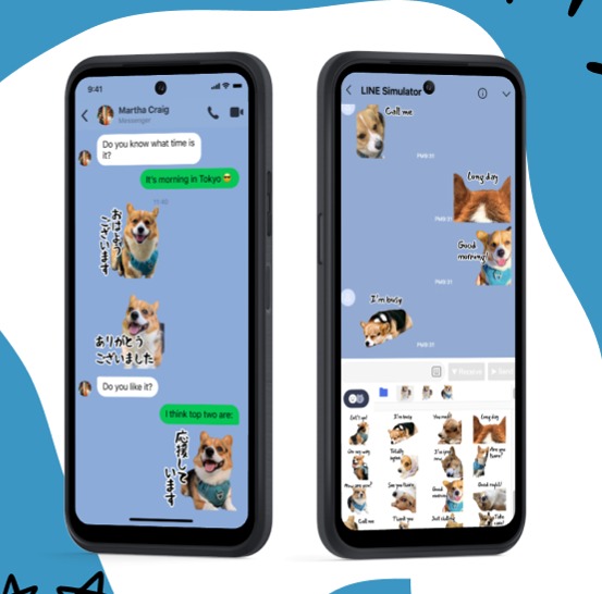 💬Corgi Milo's LINE stickers thumbnail