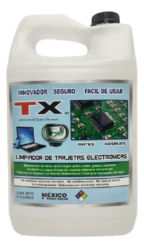 Limpiador De Circuitos Electrónicos Tx Galón Profesional - $ 812 thumbnail