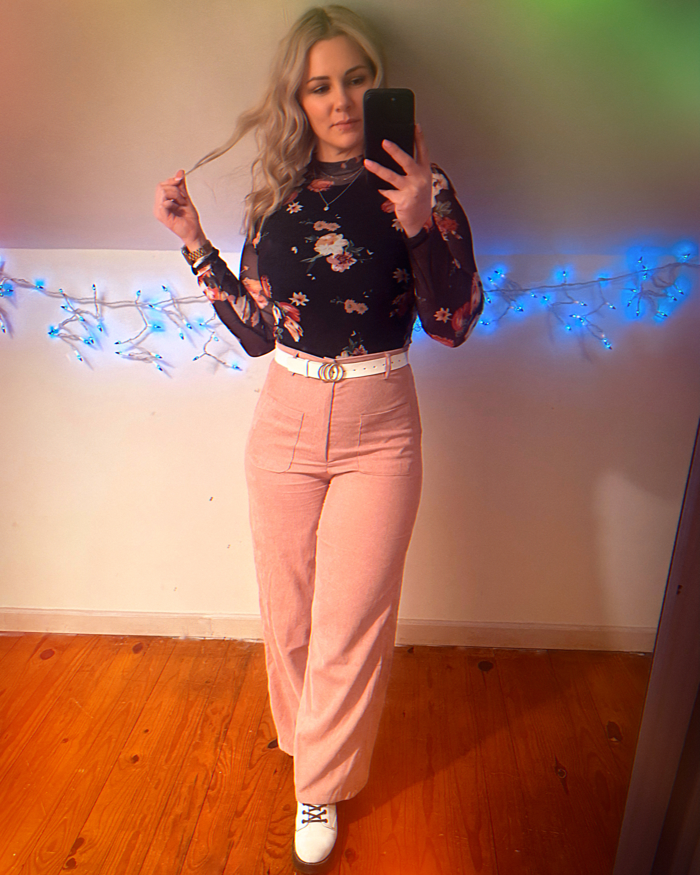 Pink Corduroy Pants thumbnail