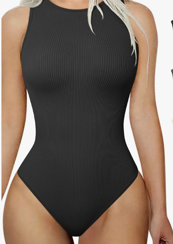 Black Sleeveless Body Suit thumbnail