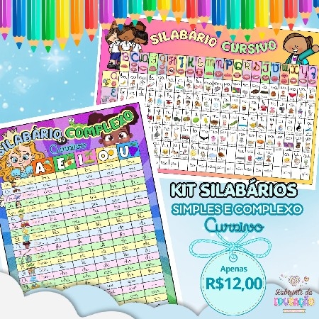 KIT SILABÁRIOS (CURSIVOS) thumbnail