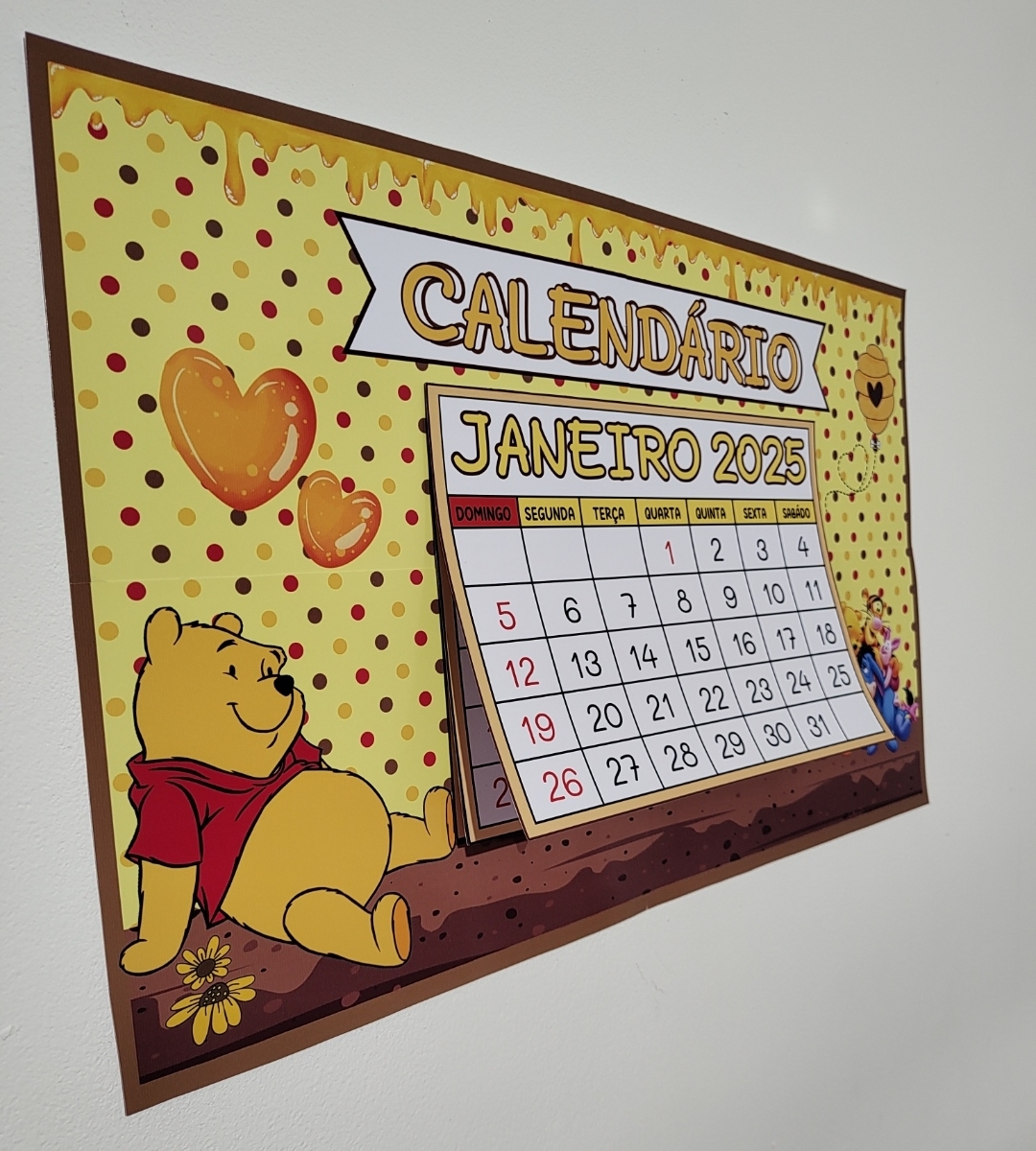 CALENDÁRIO URSINHO POOH 2025 thumbnail