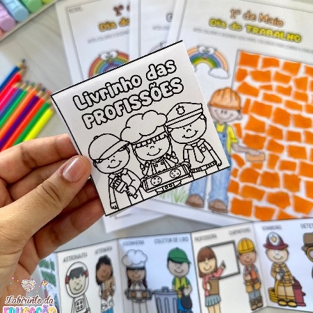 LIVRINHO DAS PROFISSÕES + ATIVIDADE thumbnail
