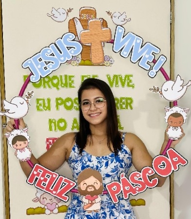 Painel de Porta + Bambolê Páscoa Cristã thumbnail