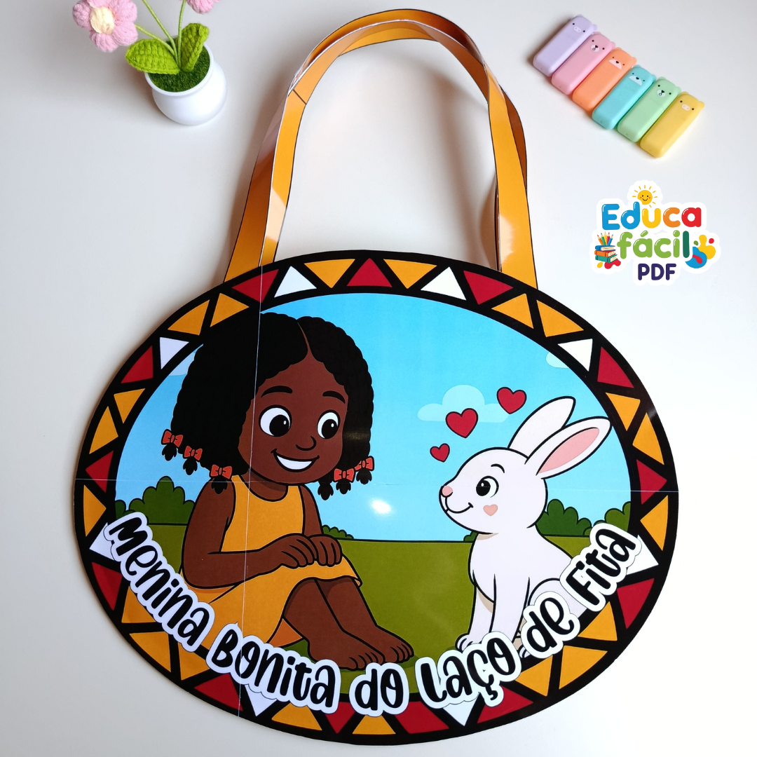 Sacola Menina Bonita do Laço de Fita thumbnail