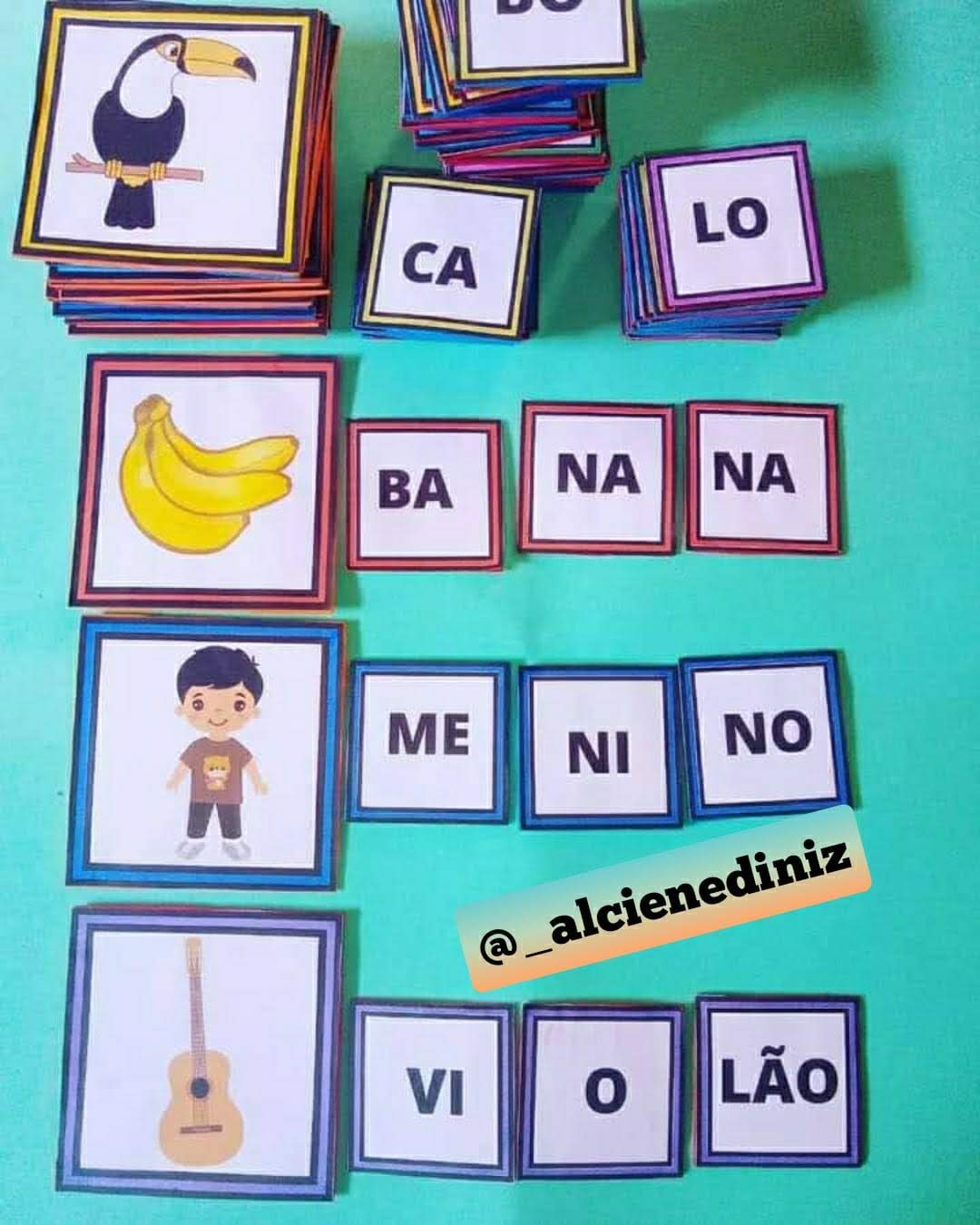 UNTE AS SÍLABAS E FORME O NOME DAS FIGURAS thumbnail