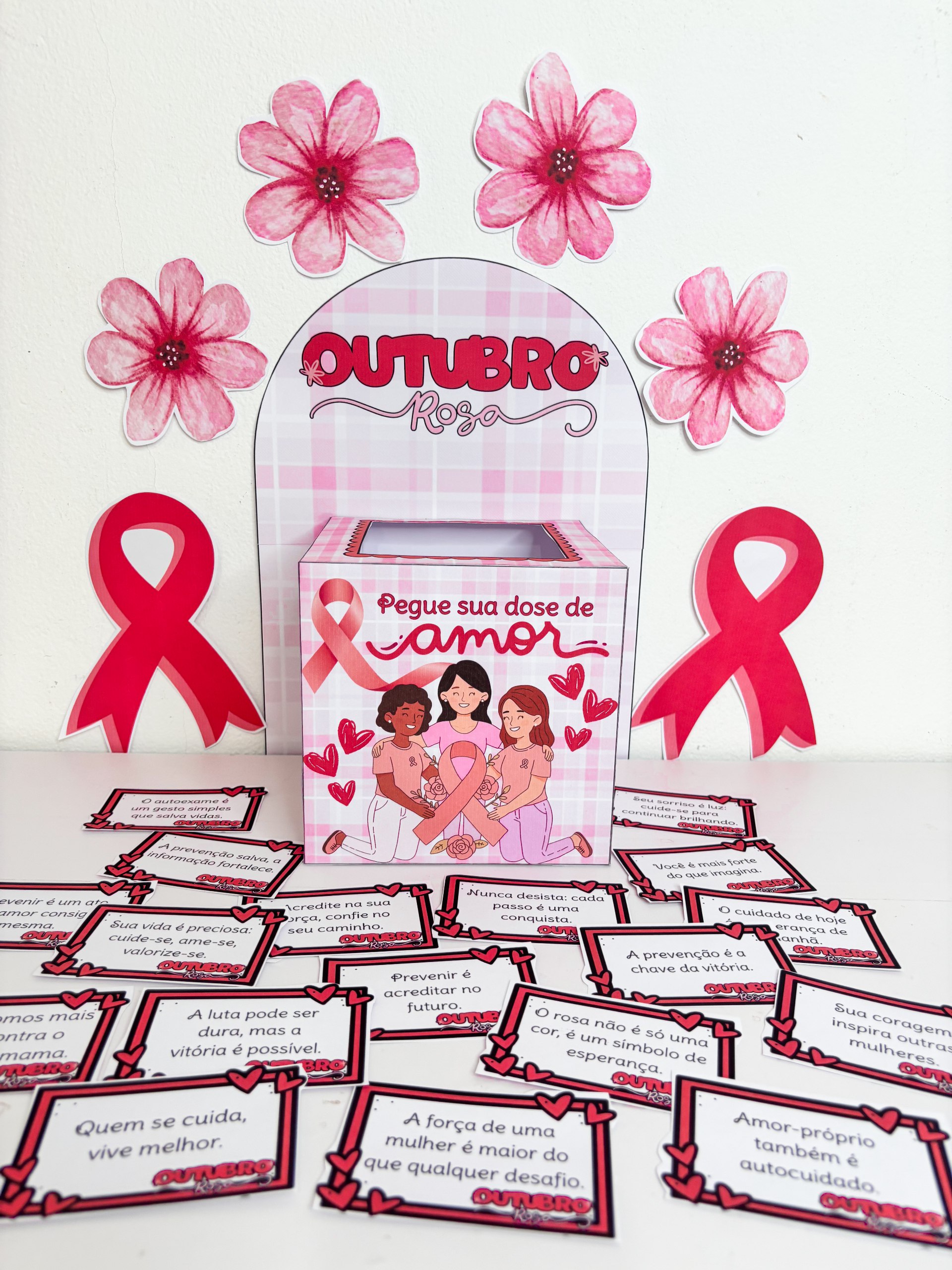 Caixa Motivacional Outubro Rosa 🌸🎀 thumbnail