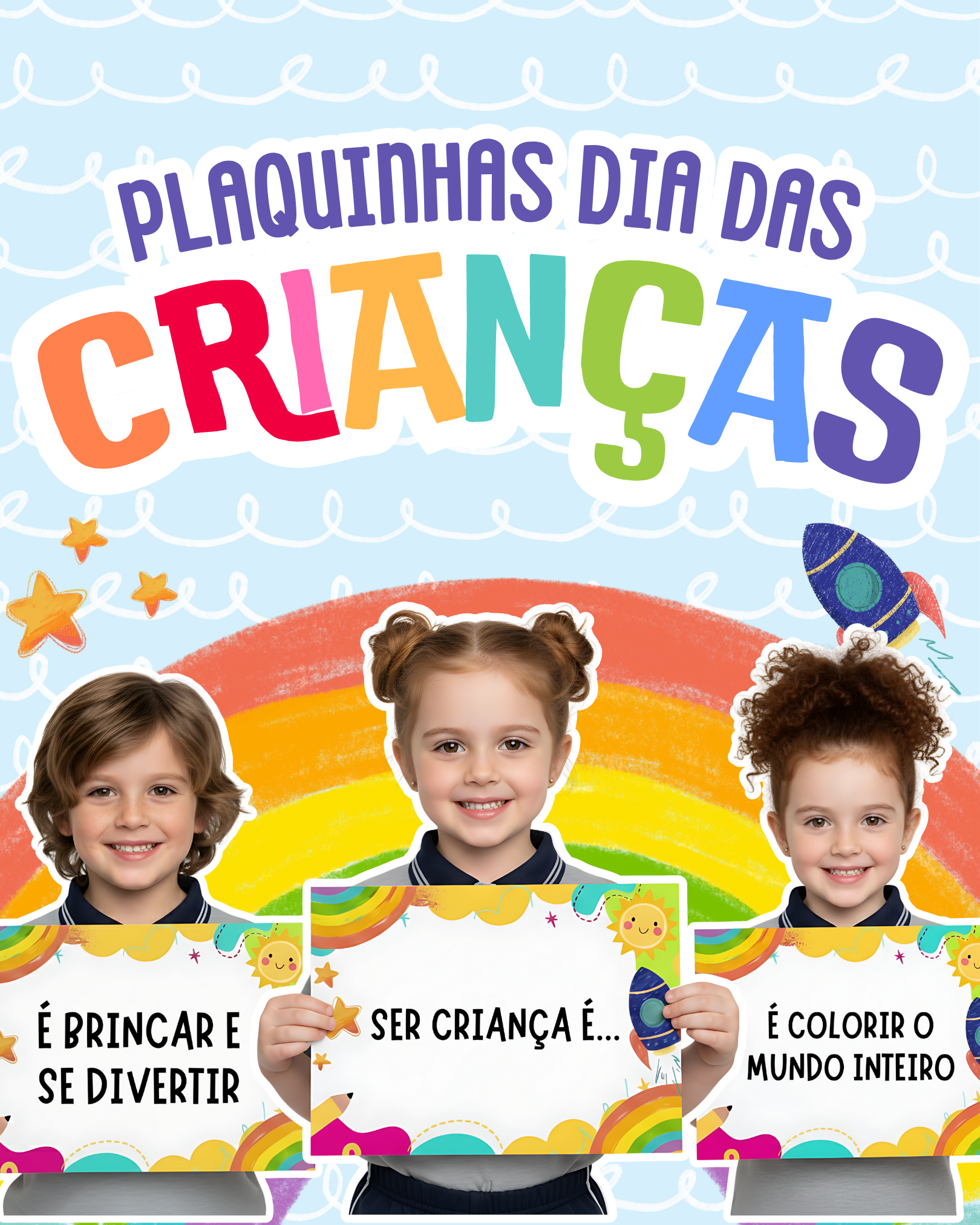 Plaquinhas Dia das Crianças thumbnail