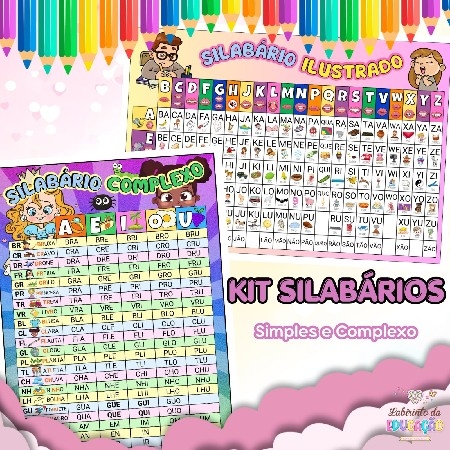 KIT SILABÁRIOS - LETRA BASTÃO thumbnail