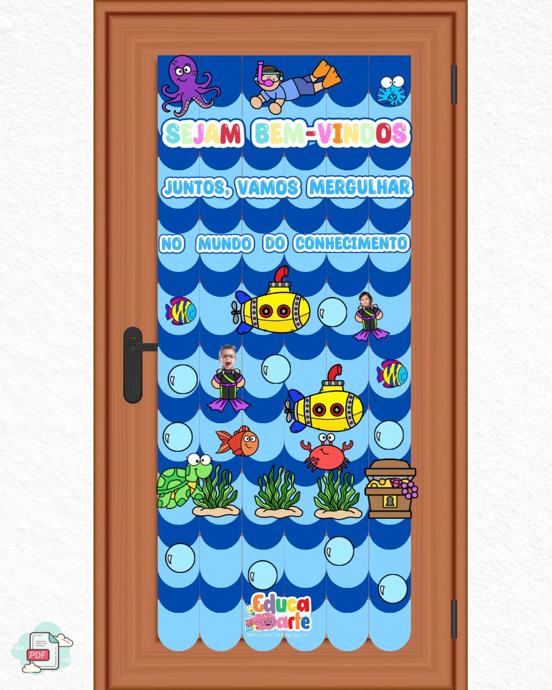 PAINEL DE PORTA FUNDO DO MAR thumbnail