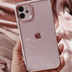 🔥VIRAL IPHONE CLEAR PINK CASE  thumbnail