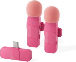BOYA WIRELESS MIC PINK thumbnail