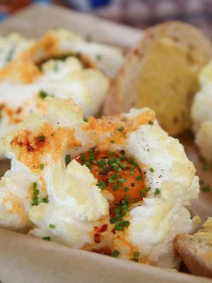 Proof that your eggs can come with a side of whimsy ✨ Full recipe can be found at the link in our bio.  Whee!  #eggs #cl