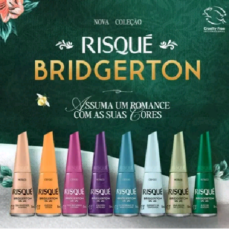 Kit Esmaltes Risqué Nova Coleção Bridgerton  thumbnail