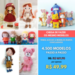 Aprenda agora mais de 4500 modelos exclusivos de Amigurumi passo a passo, mesmo não tendo experiência! thumbnail