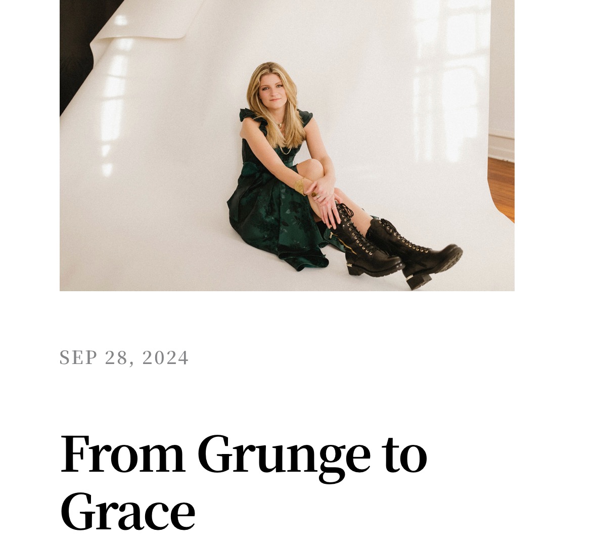 CH2 Magazine Article: From Grunge to Grace thumbnail