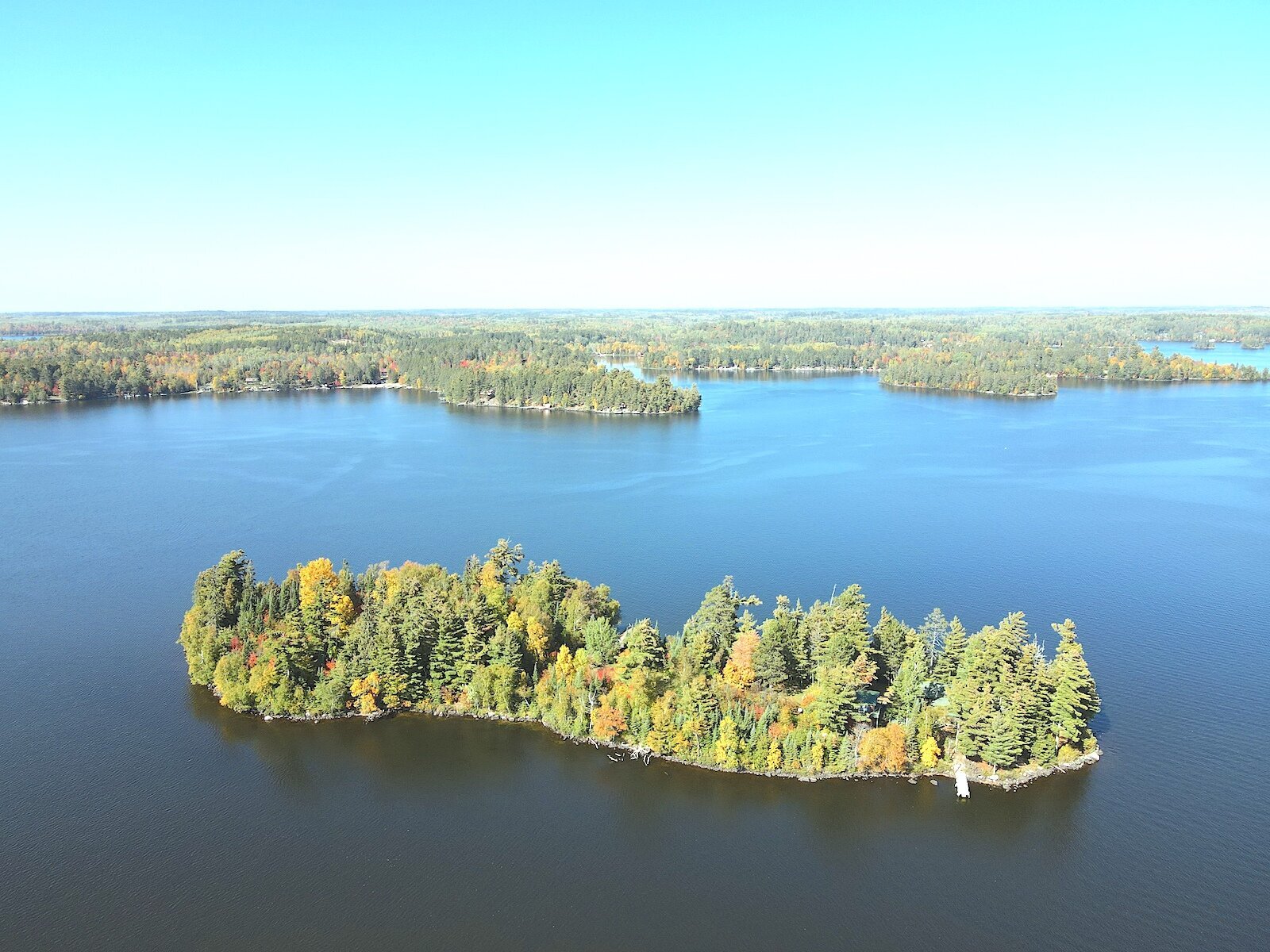 Island on Lake Vermilion in Northern Minnesota thumbnail