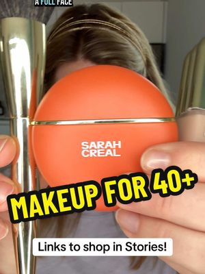 Today I’ve partnered with @SARAH CREAL BEAUTY to show you a full face look! #sarahcrealpartner This brand is perfect for