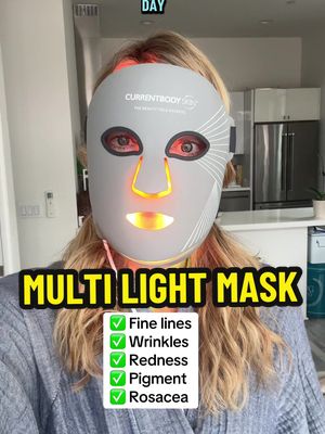 An LED device is a must in any mature skin beauty device routine. I’m testing out the latest mask from @currentbody : th