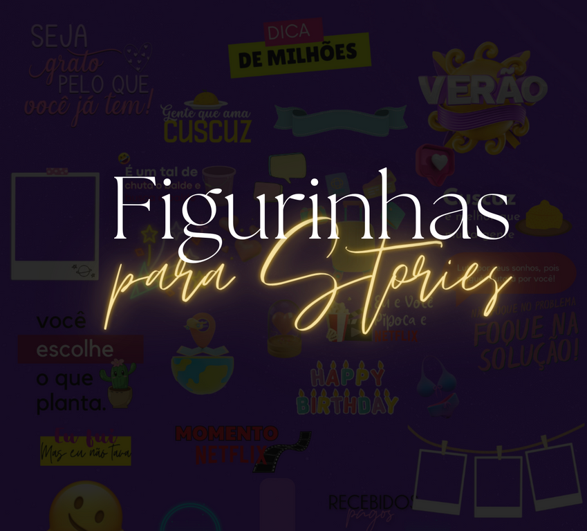 FIGURINHAS PARA STORIES + 1.200 PRESETS + BÔNUS [PLR] thumbnail