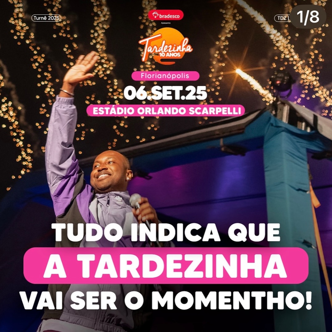 Tardezinha 2025 Florianópolis – Ingressos com Desconto  thumbnail