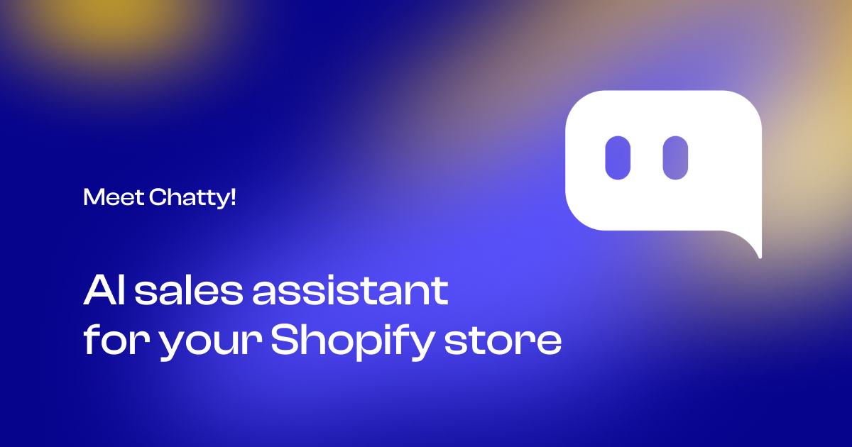 Chatty: AI sales assistant for Shopify stores | AI chatbot thumbnail