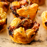 Brie & Onion Marmalade tarts thumbnail