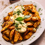 Crispy Potato Wedges & Burrata thumbnail