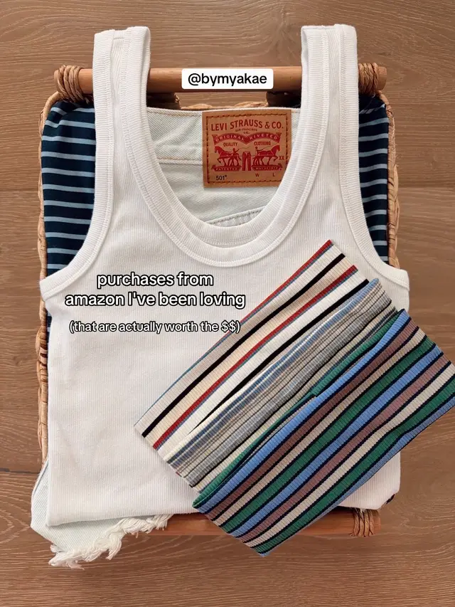 The Striped Headbands & Bikini are everything >> #amazonfinds #springfashion #summerstyle #haul #amazonfavorites 