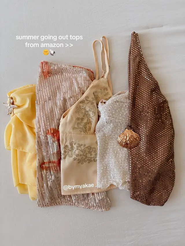 All 🔗 on my AMZN S/F! #amazongoingouttops #summertops #goingouttops #amazonfinds #trendingfashion 