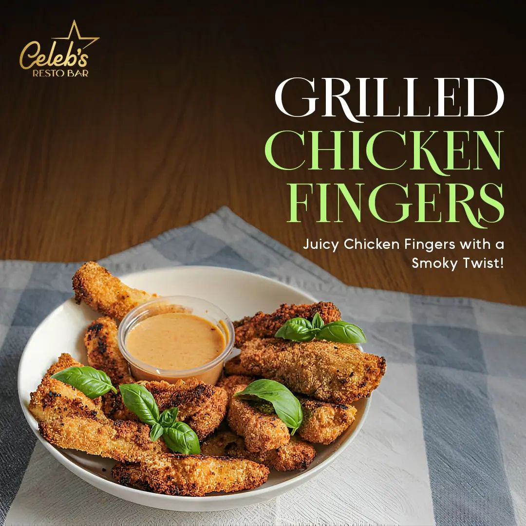 Level up your finger food game! ️ 

These ain't your average chicken fingers. 

Ultra-juicy on the inside, with a crispy
