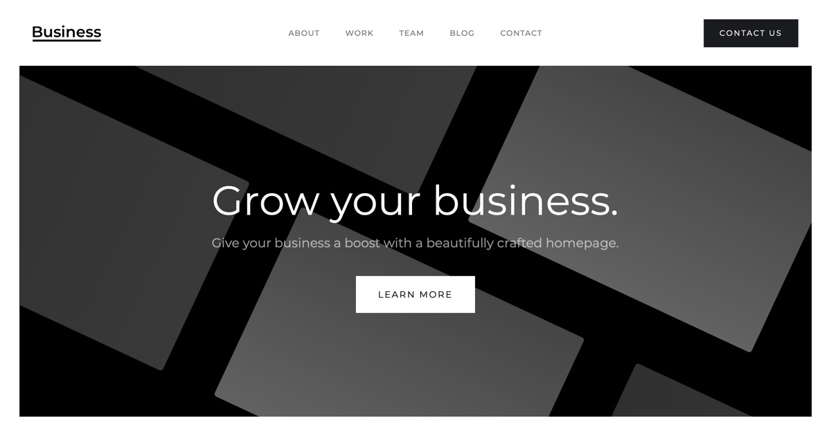 Business - Webflow HTML website template thumbnail